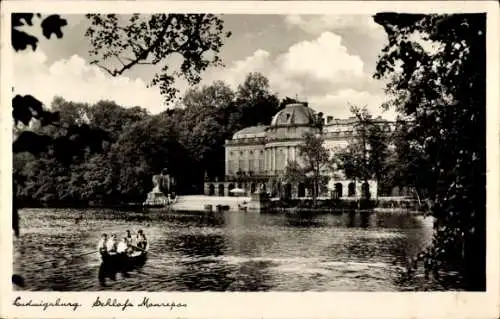 Ak Ludwigsburg in Württemberg, Schloss Monrepos vom See aus