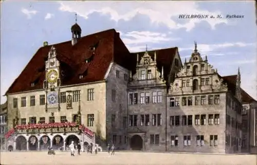 Ak Heilbronn am Neckar, Rathaus