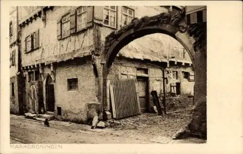 Ak Markgröningen in Württemberg, Schwäbische Heimatbilder, Gebäude, Tor