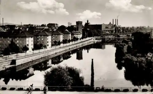 Ak Heilbronn am Neckar, Neckarpartie, Häuser