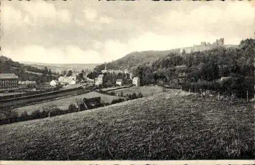 Ak Theux Wallonien Lüttich, Burgruine Franchimont, Panorama du Marche des Ruines, Home des Enfants