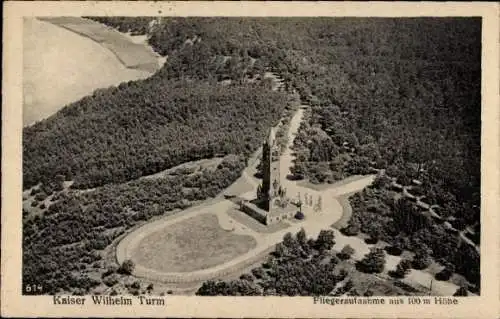 Ak Berlin Wilmersdorf Grunewald, Kaiser Wilhelm Turm auf dem Carlsberg an der Havel