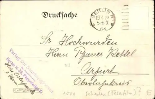 Ak Berlin Prenzlauer Berg, St. Josefsheim, Heim für heimatlose Kinder, Pappel-Allee 61