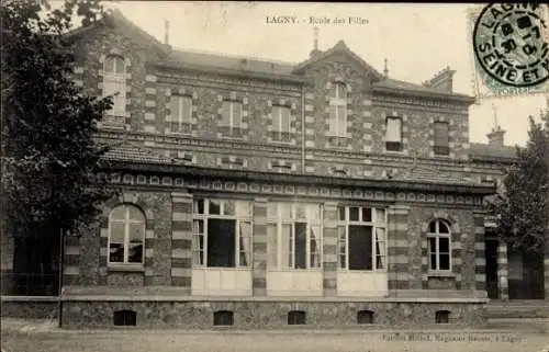 Ak Lagny Seine et Marne, Schule für Mädchen