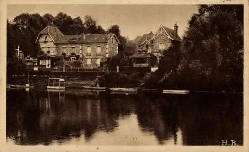 Ak Lagny Seine et Marne, Villen