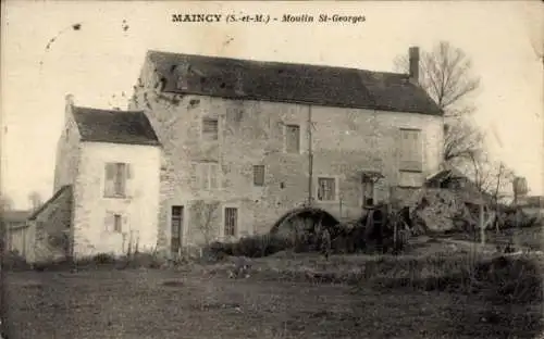 Ak Maincy Seine-et-Marne, Moulin St-Georges