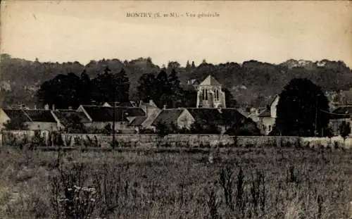 Ak Montry Seine et Marne, Gesamtansicht