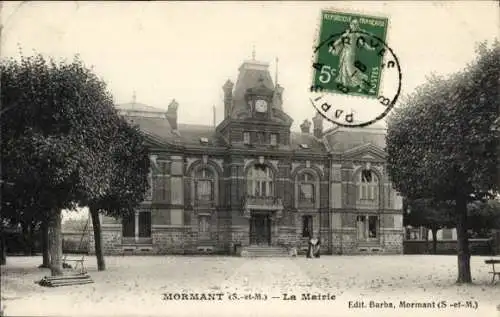 Ak Mormant Seine et Marne, Rathaus