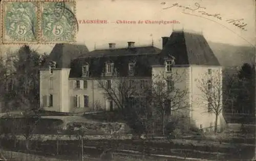 Ak La Tagnière Saône et Loire, Château de Champignolle