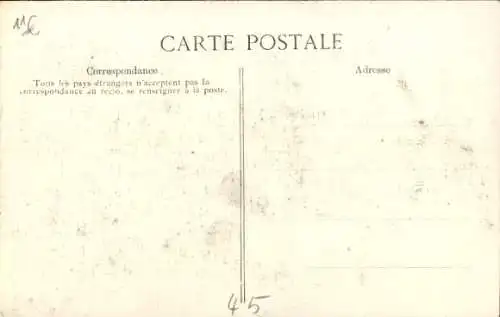 Ak Lorroy Seine et Marne, Überschwemmungen, Umzug per Lastkahn