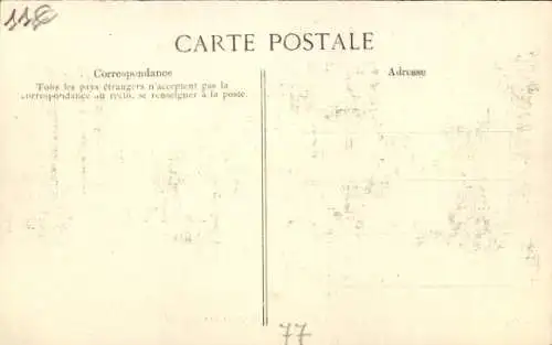 Ak Lorroy Seine et Marne, Überschwemmungen, Umzug per Lastkahn