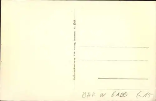 Ak Darmstadt in Hessen, Hauptbahnhof, Wartesaal I. und II. Klasse