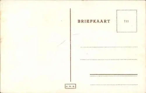 Ak Arnhem Gelderland Niederlande, Velperweg, Verperbeek, Straßenbahn