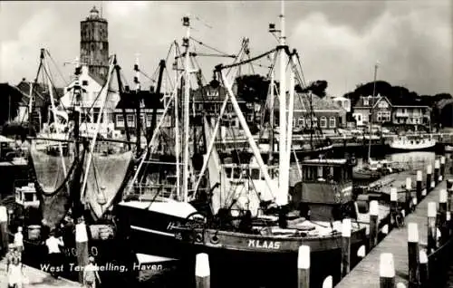 Ak West-Terschelling Fryslân Niederlande, Hafen