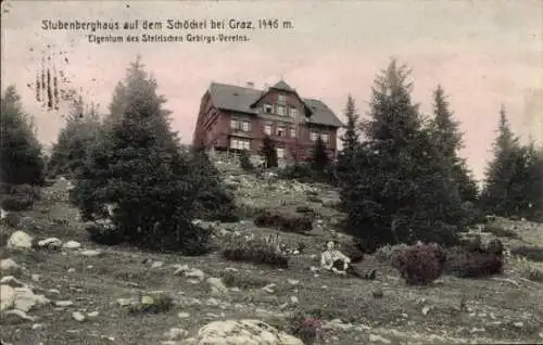 Ak Sankt Radegund bei Graz Steiermark, Stubenberghaus, Schöckl