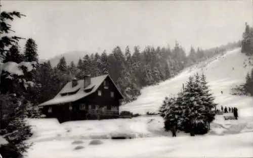 Ak Predeal Rumänien, Clăbucet, Berghütte