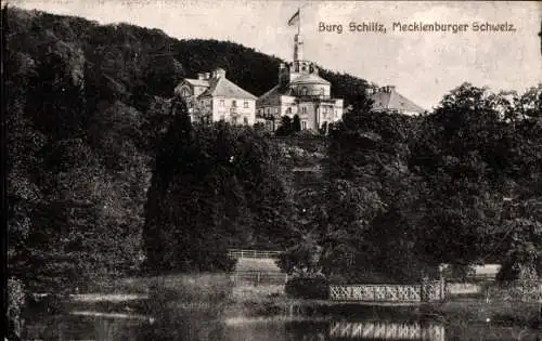 Ak Burg Schlitz Hohen Demzin Mecklenburgische Schweiz, Herrenhaus