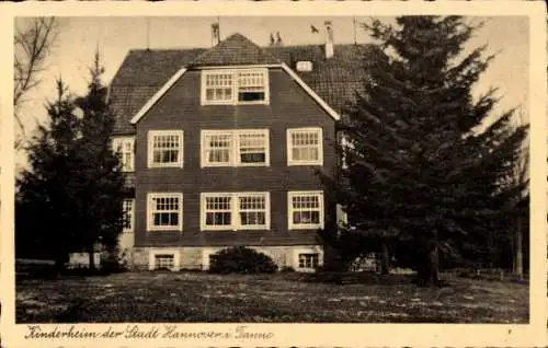 Ak Tanne Oberharz am Brocken, Kinderheim der Stadt Hannover