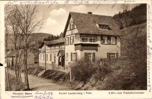 Ak Leutenberg in Thüringen, Pension Beetz