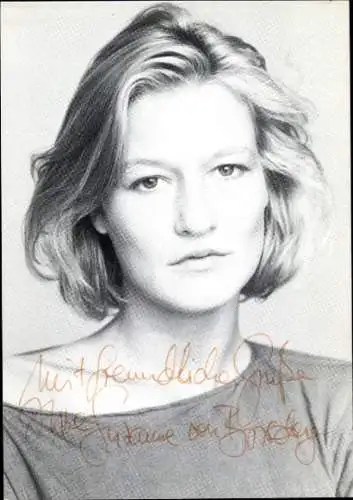 Ak Schauspielerin Suzanne von Borsody, Portrait, Autogramm