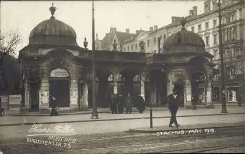 Foto Ak München Bayern, Partie am Stachus 1919
