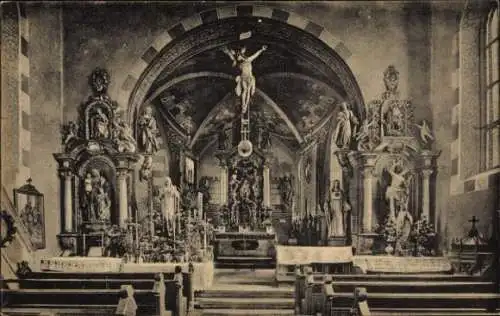 Ak Hondingen Blumberg am Schwarzwald, Pfarr- und Wallfahrtskirche, Innenansicht