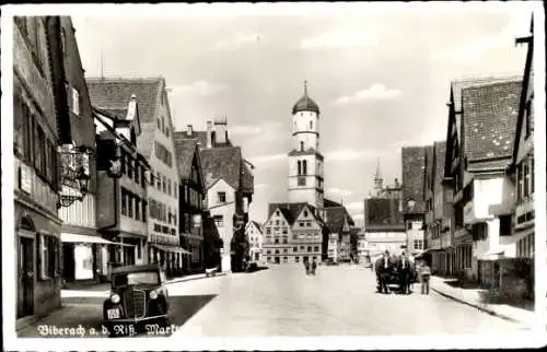 Ak Biberach an der Riß in Oberschwaben, Marktplatz