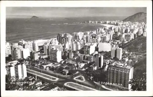 Foto Ak Copacabana Rio de Janeiro Brasilien, Stadtansicht