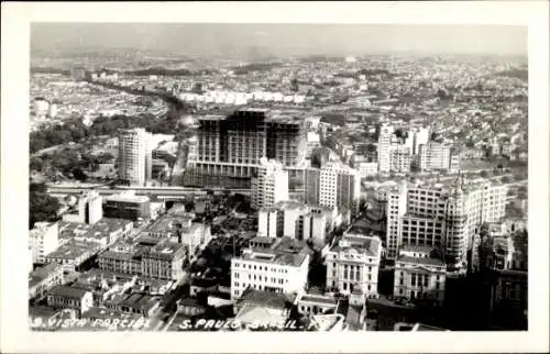 Foto Ak São Paulo Brasilien, Teilansicht