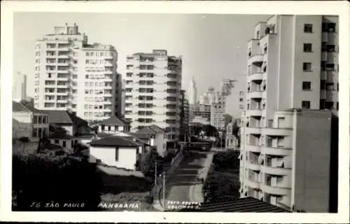 Foto Ak São Paulo Brasilien, Teilansicht