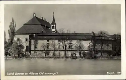 Ak Schörfling am Attersee Oberösterreich, Schloss Kammer