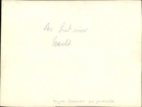 Foto Schauspieler Magda Schneider und Jan Kiepura, Das Lied einer Nacht, Autogramm