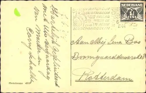 Ak Weiße langhaarige Katze, sitzend