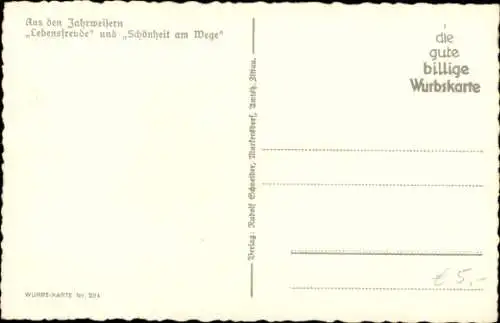 Ak Hund, Tierporträt, Lebensfreude, Schönheit am Wege