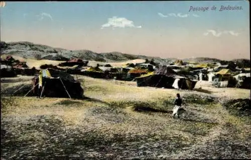 Ak Ägypten, Passage de Bedouins