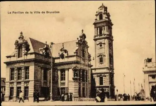 Ak Brüssel Brüssel, Ausstellung 1910, Pavillon der Stadt Brüssel