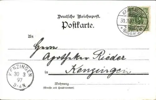 Passepartout Ak Kaiser Wilhelm I., 100jh Geburtstag 1897, Bismarck, Moltke