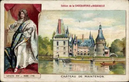 Ak Maintenon Eure et Loir, Schloss, Ludwig XIV., Chocolaterie d'Aiguebelle