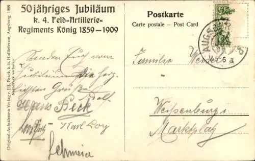 Ak Feldgeschütze und Uniformen des Regiments, Schweres Feldgeschütz C73