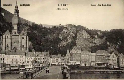 Ak Dinant Wallonie Namur, Zitadelle, Hotel des Familles