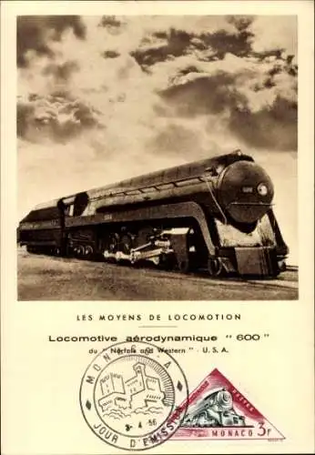 Maximum Ak Les Moyens de Locomotion, Locomotive aerodynamique 600