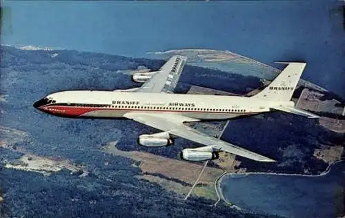 Ak Braniff International Airways, El Dorado Super Jet, N7071, Boeing 707-227