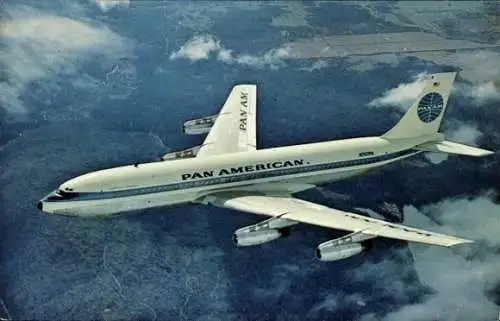 Ak Boeing 707 Pure Jet Liner, Passagierflugzeug Pan American