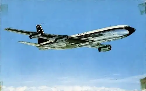 Ak Amerikanisches Passagierflugzeug Rolls-Royce 707