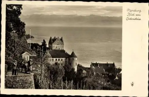 Ak Meersburg am Bodensee, Blick vom Oedenstein