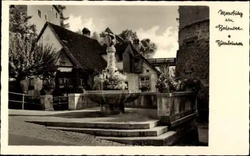 Ak Meersburg am Bodensee, Bärenbrunnen