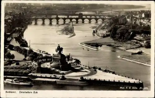 Ak Koblenz am Rhein, Deutsches Eck