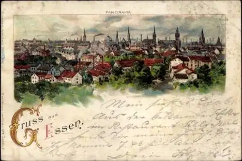 Ak Essen im Ruhrgebiet, Panorama