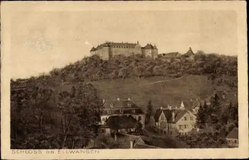 Ak Ellwangen an der Jagst Württemberg, Schloss