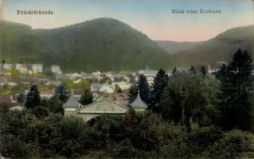 Ak Friedrichroda im Thüringer Wald, Blick vom Kurhaus